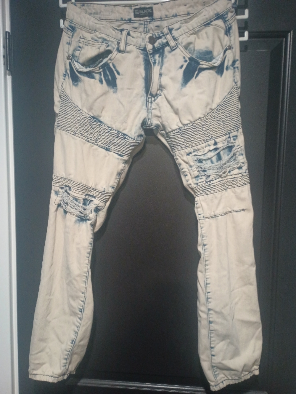 Mens Distressed Skinny Jeans